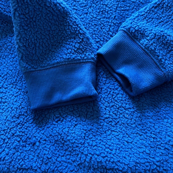 Cat & Jack Royal Blue Plush Fleece Seatshirt - Picture 4 of 9